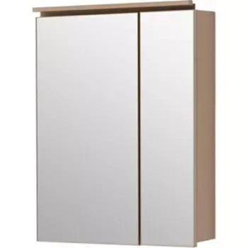 Зеркальный шкаф De Aqua Алюминиум 70х76,5 с подсветкой, медь (261765)