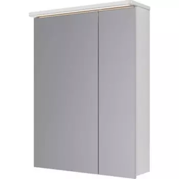 Зеркальный шкаф Lemark Zenon 60х80 с подсветкой, белый глянец (LM60ZS-Z)