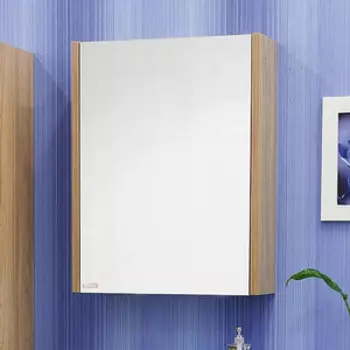 Зеркальный шкаф Sanflor Ларго 60 левый, швейцарский вяз (H0000000039)