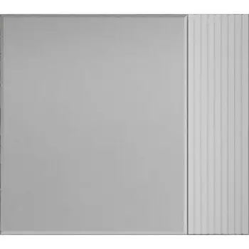 Зеркальный шкаф Style line Стокгольм 80х70 белый рифленый софт (ЛС-00002324)