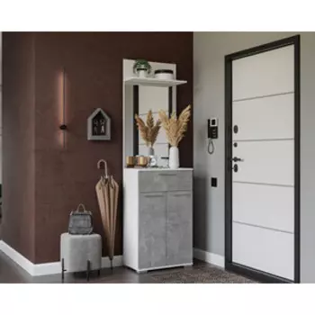 Зеркала Mebel Ars Зеркало Калифорния (белый/ателье светлый) (PRJA5-2)