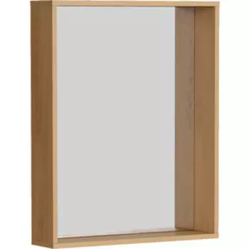 Зеркало Aqwella Basic 60х75 дуб золотой (BAS0207DZ)