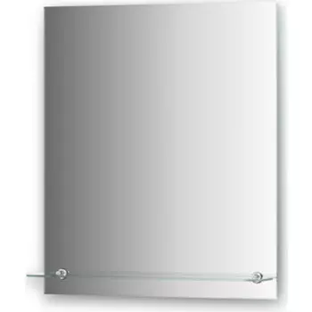 Зеркало Evoform Attractive 60х70 см, с фацетом 5 мм и полочкой 60 см (BY 0505)