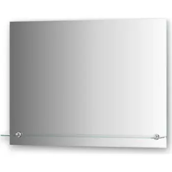 Зеркало Evoform Attractive 80х60 см, с фацетом 5 мм и полочкой 80 см (BY 0516)