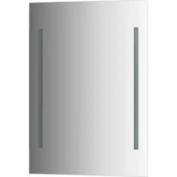 Зеркало Evoform Ledline 55х75 см, с 2-мя встроенными LED- светильниками 10,5 W (BY 2114)