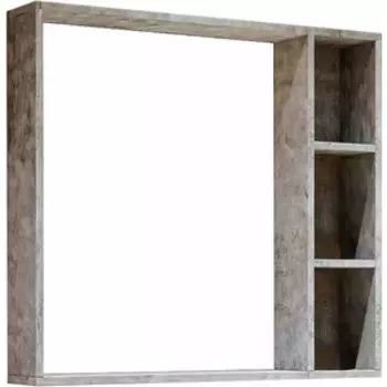 Зеркало Grossman Фалькон 80х80 бетон (208003)