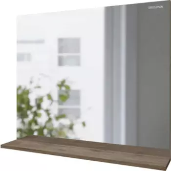 Зеркало Grossman Тенза 85х72 с полкой, веллингтон (208501)