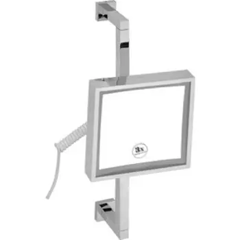 Зеркало косметическое Bemeta Mirror x3 увеличение, с подсветкой (112101182)