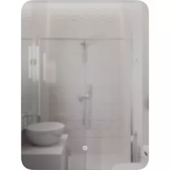 Зеркало Mixline Алон радиус 60х80 подсветка, сенсор (550269)