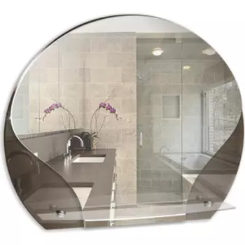 Зеркало Mixline Арена 62х52 с полкой (4620001980130)