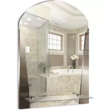 Зеркало Mixline Эхо 39х58 с полкой (4620001981151)