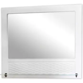 Зеркало Mixline Ладога 75х75 с подсветкой, белый (4640030869688)