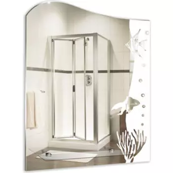 Зеркало Mixline Лагуна 53,5х67 с полкой (4620001981656)