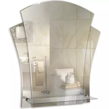 Зеркало Mixline Лилия 48х55 с полкой (4620001980611)