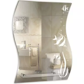 Зеркало Mixline Немо 51х68 с полкой (2000006770011)