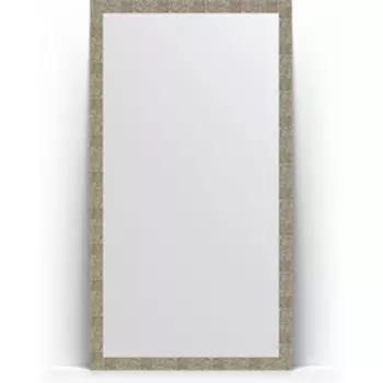 Зеркало напольное Evoform Definite Floor 108x197 см, в багетной раме - соты титан 70 мм (BY 6018)