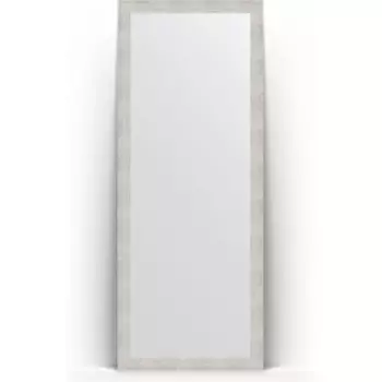 Зеркало напольное Evoform Definite Floor 78x197 см, в багетной раме - серебряный дождь 70 мм (BY 6002)