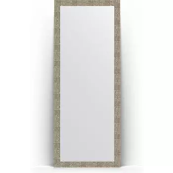 Зеркало напольное Evoform Definite Floor 78x197 см, в багетной раме - соты титан 70 мм (BY 6006)