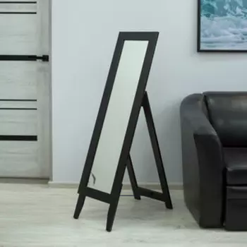 Зеркало напольное Мебелик BeautyStyle 1 черный 138х35