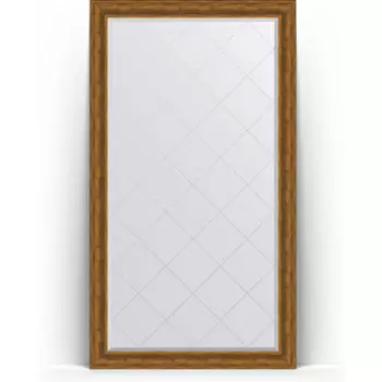 Зеркало напольное с гравировкой Evoform Exclusive-G Floor 114x204 см, в багетной раме - травленая бронза 99 мм (BY 6369)