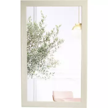 Зеркало навесное Мебелик Берже 24-105 слоновая кость 105 см х 65 см (П0006814)