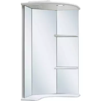 Зеркало Runo Браво 40х75 угловое, белое (00000000949)