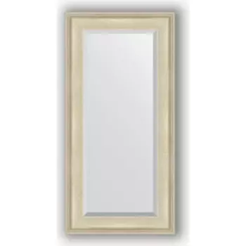 Зеркало с фацетом в багетной раме поворотное Evoform Exclusive 58x118 см, травленое серебро 95 мм (BY 1246)
