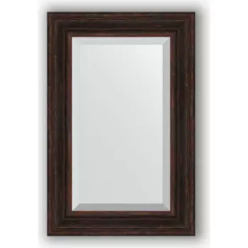 Зеркало с фацетом в багетной раме поворотное Evoform Exclusive 59x89 см, темный прованс 99 мм (BY 3421)