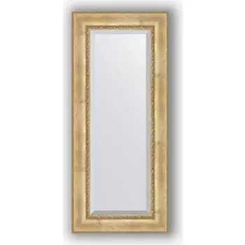 Зеркало с фацетом в багетной раме поворотное Evoform Exclusive 62x142 см, состаренное серебро с орнаментом 120 мм (BY 3532)