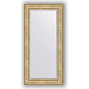 Зеркало с фацетом в багетной раме поворотное Evoform Exclusive 82x172 см, состаренное серебро с орнаментом 120 мм (BY 3610)
