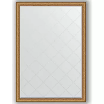 Зеркало с гравировкой поворотное Evoform Exclusive-G 129x183 см, в багетной раме - медный эльдорадо 73 мм (BY 4481)