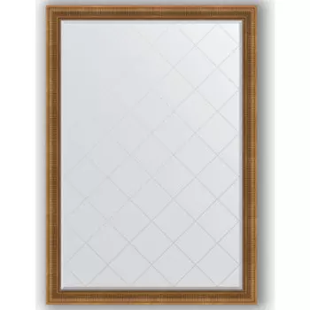 Зеркало с гравировкой поворотное Evoform Exclusive-G 132x187 см, в багетной раме - бронзовый акведук 93 мм (BY 4498)