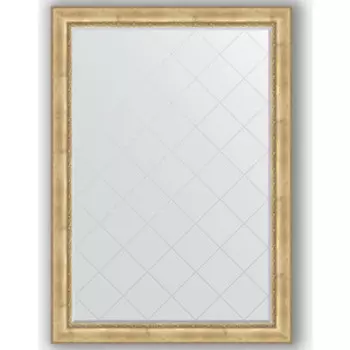Зеркало с гравировкой поворотное Evoform Exclusive-G 137x192 см, в багетной раме - состаренное серебро с орнаментом 120 мм (BY 4514)