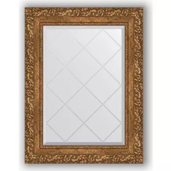 Зеркало с гравировкой поворотное Evoform Exclusive-G 55x72 см, в багетной раме - виньетка бронзовая 85 мм (BY 4013)