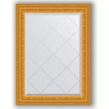 Зеркало с гравировкой поворотное Evoform Exclusive-G 65x87 см, в багетной раме - сусальное золото 80 мм (BY 4095)