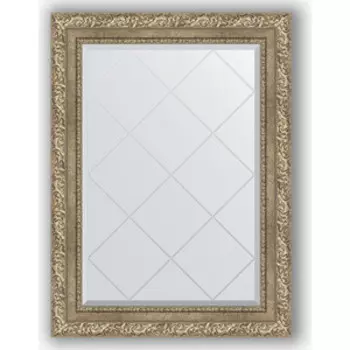 Зеркало с гравировкой поворотное Evoform Exclusive-G 65x87 см, в багетной раме - виньетка античное серебро 85 мм (BY 4100)
