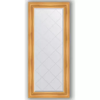Зеркало с гравировкой поворотное Evoform Exclusive-G 69x158 см, в багетной раме - травленое золото 99 мм (BY 4159)