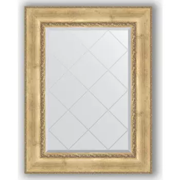 Зеркало с гравировкой поворотное Evoform Exclusive-G 72x95 см, в багетной раме - состаренное серебро с орнаментом 120 мм (BY 4127)
