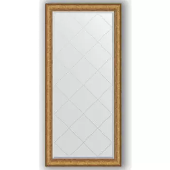 Зеркало с гравировкой поворотное Evoform Exclusive-G 74x156 см, в багетной раме - медный эльдорадо 73 мм (BY 4266)