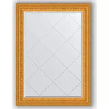 Зеркало с гравировкой поворотное Evoform Exclusive-G 75x102 см, в багетной раме - сусальное золото 80 мм (BY 4181)