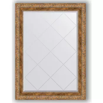 Зеркало с гравировкой поворотное Evoform Exclusive-G 75x102 см, в багетной раме - виньетка античная бронза 85 мм (BY 4187)
