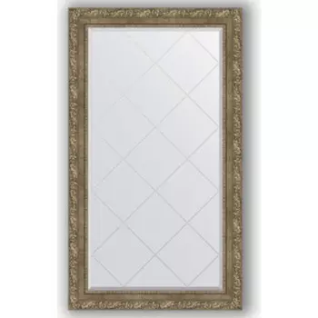 Зеркало с гравировкой поворотное Evoform Exclusive-G 75x130 см, в багетной раме - виньетка античная латунь 85 мм (BY 4231)