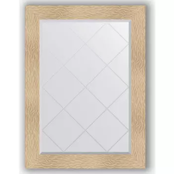 Зеркало с гравировкой поворотное Evoform Exclusive-G 76x104 см, в багетной раме - золотые дюны 90 мм (BY 4193)