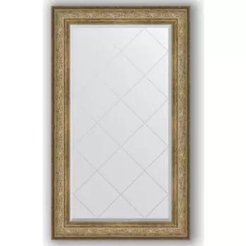 Зеркало с гравировкой поворотное Evoform Exclusive-G 80x135 см, в багетной раме - виньетка античная бронза 109 мм (BY 4253)