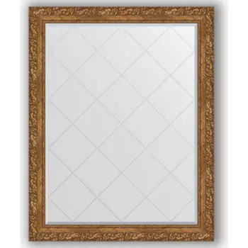 Зеркало с гравировкой поворотное Evoform Exclusive-G 95x120 см, в багетной раме - виньетка бронзовая 85 мм (BY 4357)