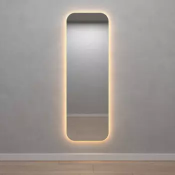 Зеркало с теплой подсветкой Genglass Kuvino NF LED M GGL-02-M-3000-1