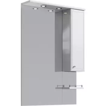 Зеркало-шкаф Aqwella Барселона 70x108 белый (Ba.02.07)