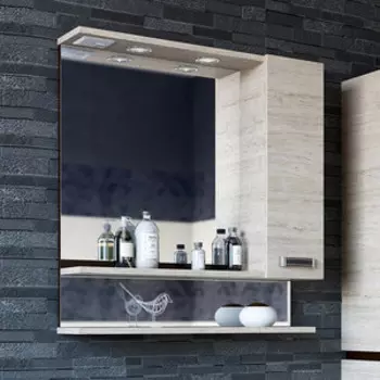 Зеркало-шкаф Sanflor Техас 60 правый, венге\орегон (C0000001973)