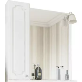 Зеркало-шкаф Sanflor Ксения 70 левый, белый (H0000000117)