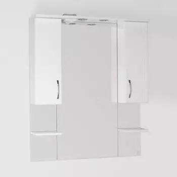 Зеркало-шкаф Style line Энигма 90 с подсветкой, белый (4650134470468)